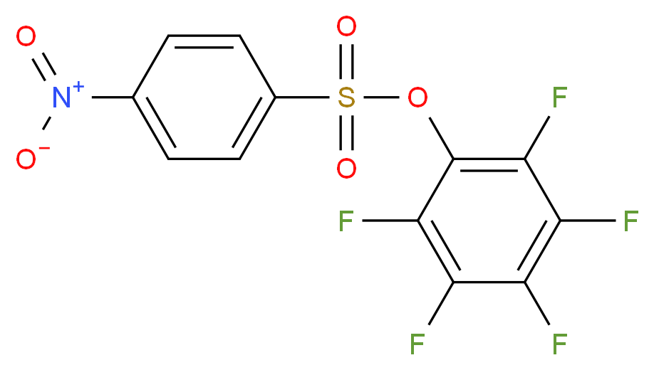 2,3,4,5,6-Pentafluorophenyl 4-nitrobenzenesulfonate_Molecular_structure_CAS_)