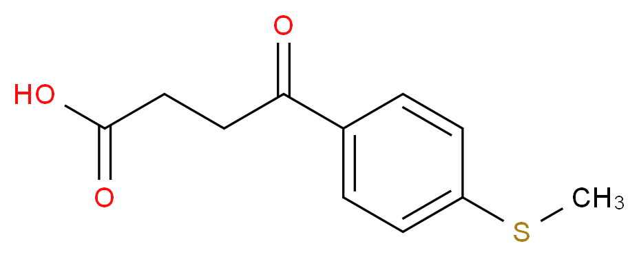 4-[4-(methylthio)phenyl]-4-oxobutanoic acid_Molecular_structure_CAS_7028-67-3)