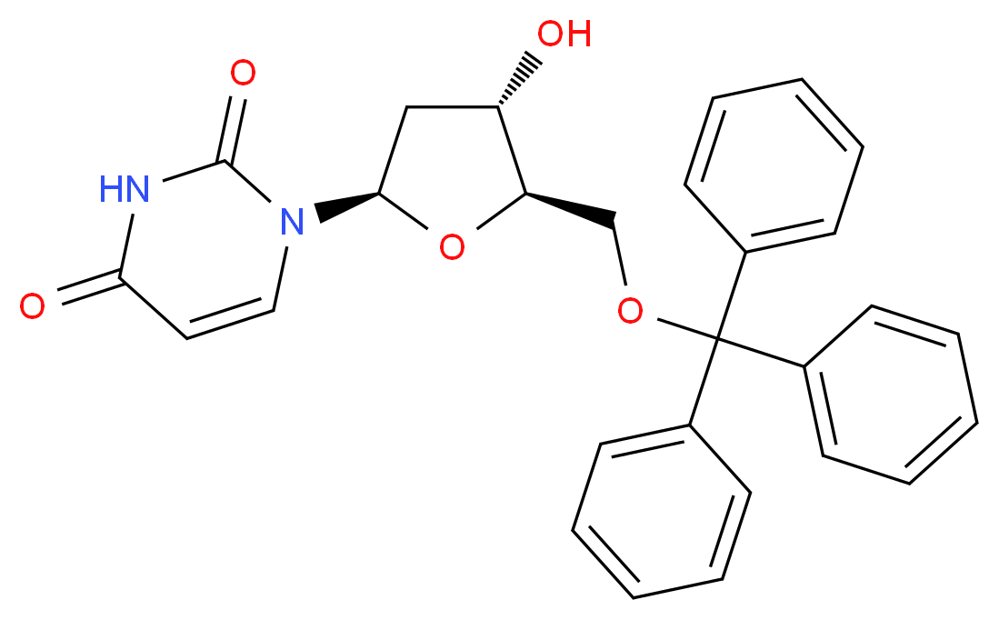 5'-O-Trityl-2'-deoxyuridine_Molecular_structure_CAS_14270-73-6)