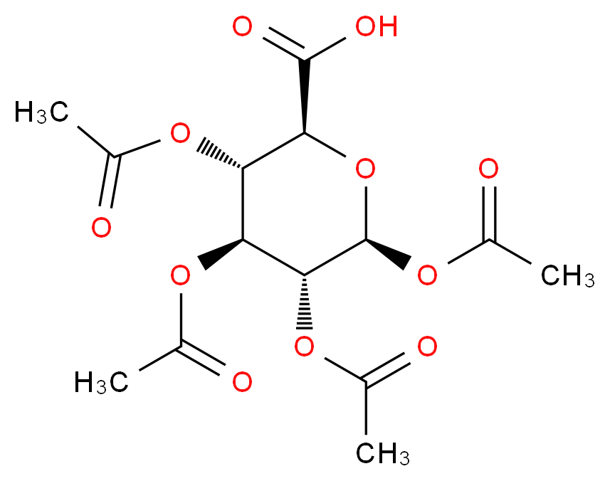1,2,3,4-Tetra-O-acetyl-β-D-glucuronic Acid_Molecular_structure_CAS_62133-77-1)