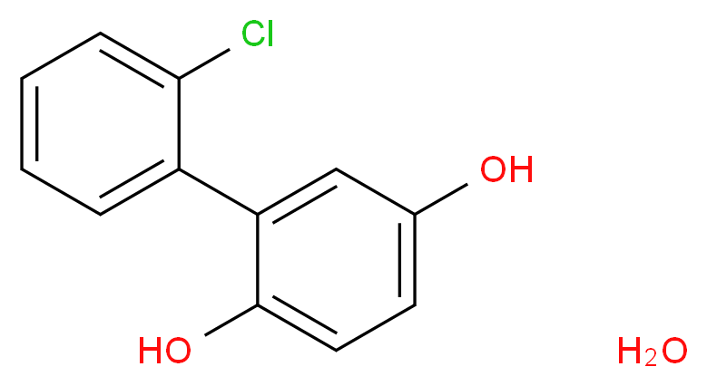 2-(2-Chlorophenyl)hydroquinone hydrate_Molecular_structure_CAS_305808-20-2)