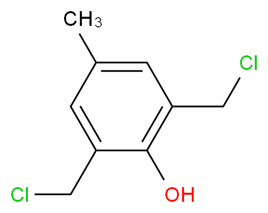 2,6-Bis(chloromethyl)-4-methylphenol_Molecular_structure_CAS_5862-32-8)
