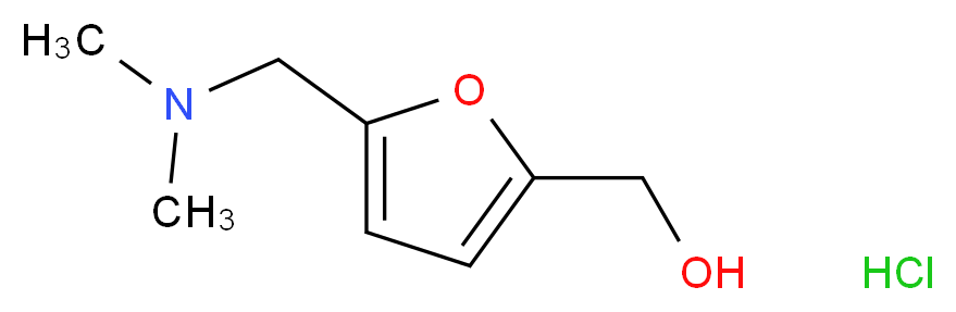 5-(Dimethylaminomethyl)furfuryl alcohol hydrochloride_Molecular_structure_CAS_81074-81-9)