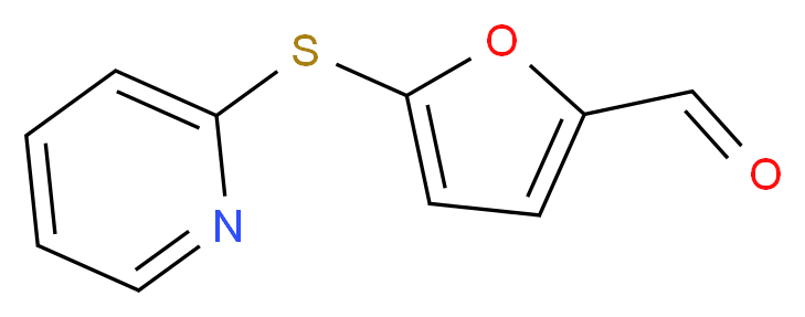5-(Pyridin-2-ylsulfanyl)-furan-2-carbaldehyde_Molecular_structure_CAS_)
