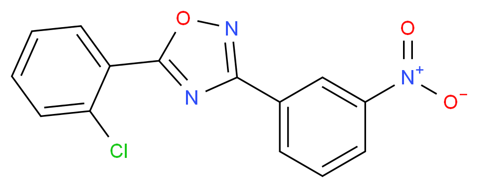 5-(2-Chlorophenyl)-3-(3-nitrophenyl)-1,2,4-oxadiazole_Molecular_structure_CAS_425412-27-7)