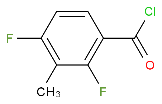 2,4-Difluoro-3-methylbenzoyl chloride_Molecular_structure_CAS_112857-70-2)