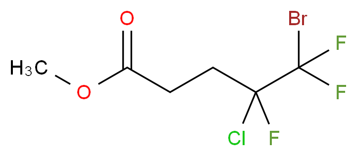 Methyl 5-bromo-4-chloro-4,5,5-trifluoropentanoate_Molecular_structure_CAS_)