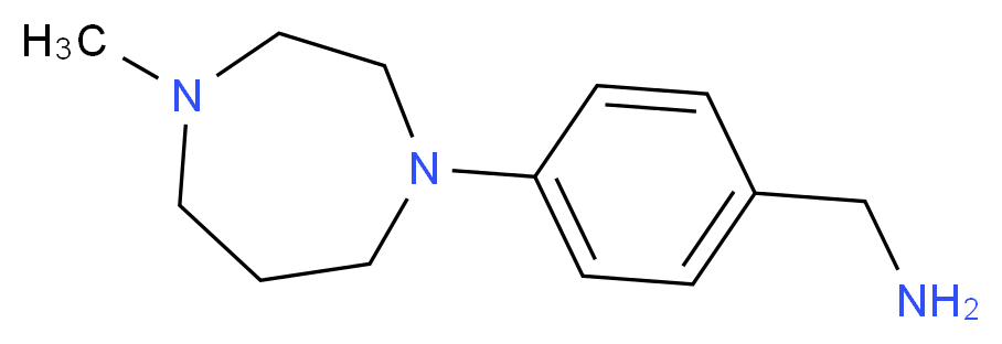 4-(4-Methyl-1,4-diazepan-1-yl)benzylamine 97%_Molecular_structure_CAS_448934-01-8)
