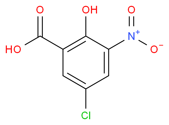 5-Chloro-2-hydroxy-3-nitrobenzoic acid_Molecular_structure_CAS_)