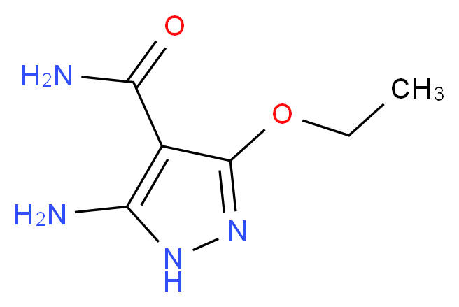 5-amino-3-ethoxy-1H-pyrazole-4-carboxamide_Molecular_structure_CAS_)