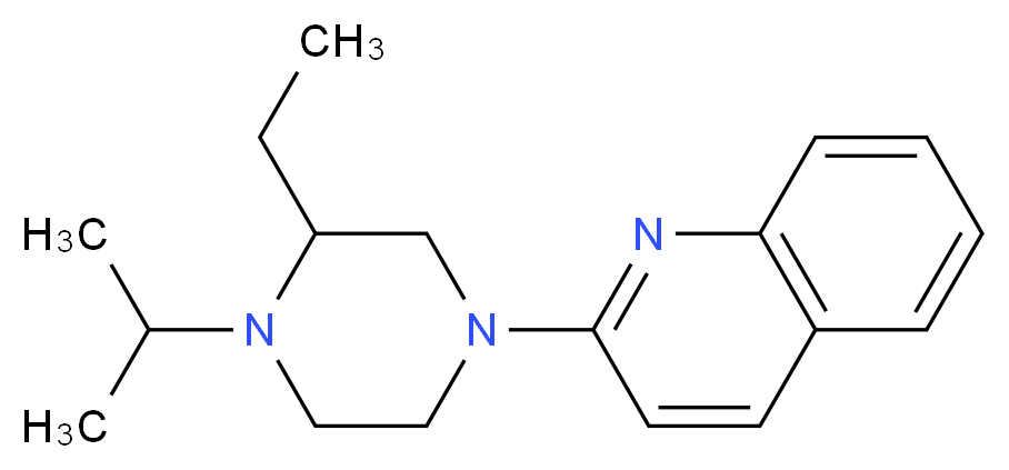 2-(3-ethyl-4-isopropyl-1-piperazinyl)quinoline_Molecular_structure_CAS_)