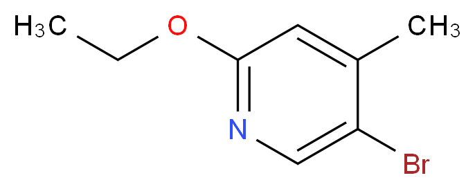 5-Bromo-2-ethoxy-4-methylpyridine_Molecular_structure_CAS_610279-04-4)