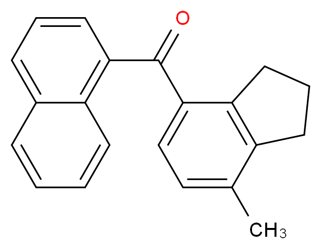 7-Methylindan-4-yl 1-Naphthyl Ketone_Molecular_structure_CAS_63665-87-2)