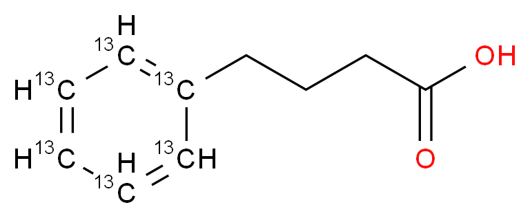 4-Phenylbutyric Acid-13C6_Molecular_structure_CAS_)