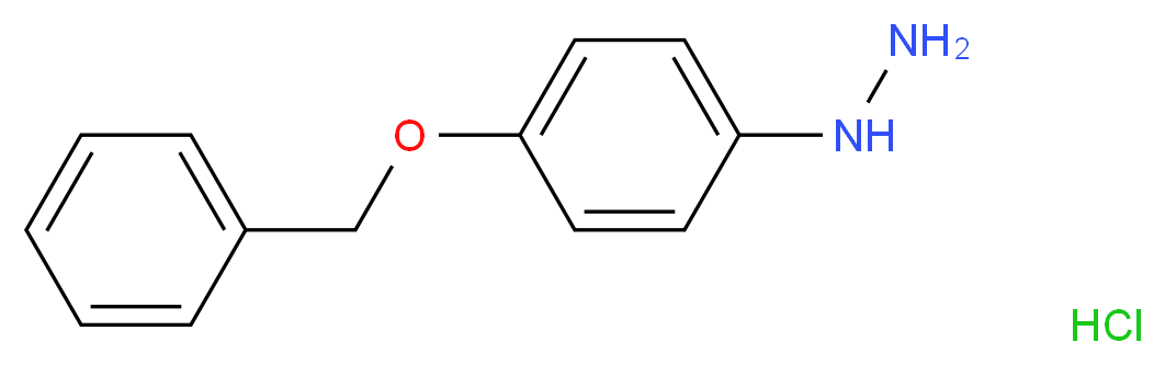 (4-Benzyloxyphenyl)hydrazine hydrochloride_Molecular_structure_CAS_52068-30-1)