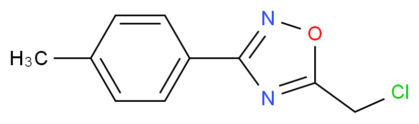 5-(Chloromethyl)-3-(4-methylphenyl)-1,2,4-oxadiazole_Molecular_structure_CAS_50737-29-6)