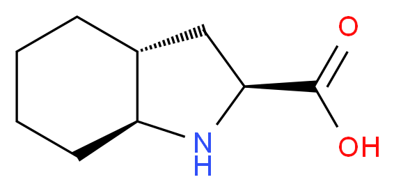 (2S,3aR,7aS)-Octahydro-1H-indole-2-carboxylic acid_Molecular_structure_CAS_145438-94-4)