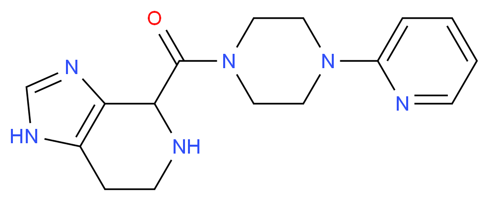 4-{[4-(2-pyridinyl)-1-piperazinyl]carbonyl}-4,5,6,7-tetrahydro-1H-imidazo[4,5-c]pyridine_Molecular_structure_CAS_)