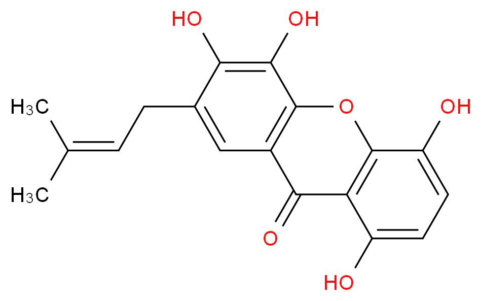 1,4,5,6-Tetrahydroxy-7-prenylxanthone_Molecular_structure_CAS_1001424-68-5)