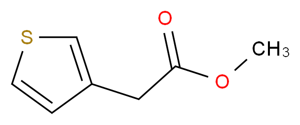 methyl 2-(3-thienyl)acetate_Molecular_structure_CAS_58414-52-1)