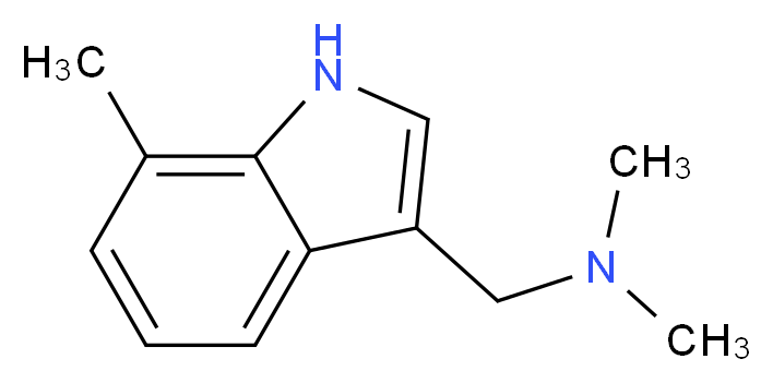 N,N-DiMethyl-1-(7-Methyl-1H-indol-3-yl)MethanaMine_Molecular_structure_CAS_13712-78-2)