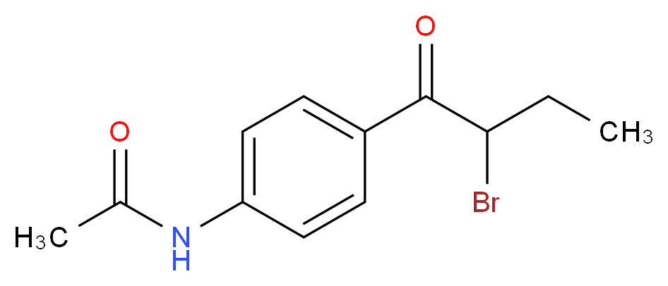 N-[4-(2-bromobutanoyl)phenyl]acetamide_Molecular_structure_CAS_)