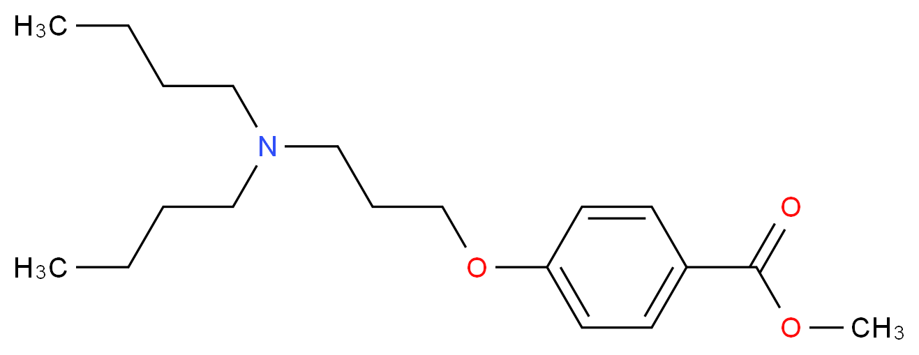4-[3-(Dibutylamino)propoxy]benzoic Acid Methyl Ester_Molecular_structure_CAS_437651-42-8)