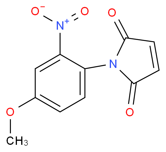 N-(4-Methoxy-2-nitrophenyl)maleimide_Molecular_structure_CAS_)