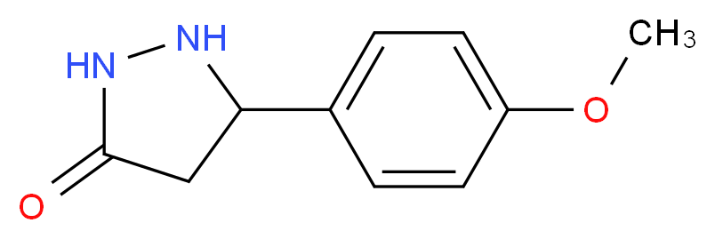 5-(4-methoxyphenyl)pyrazolidin-3-one_Molecular_structure_CAS_)