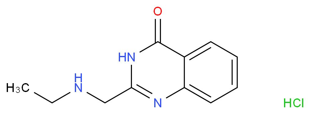 2-[(ethylamino)methyl]quinazolin-4(3H)-one hydrochloride_Molecular_structure_CAS_)