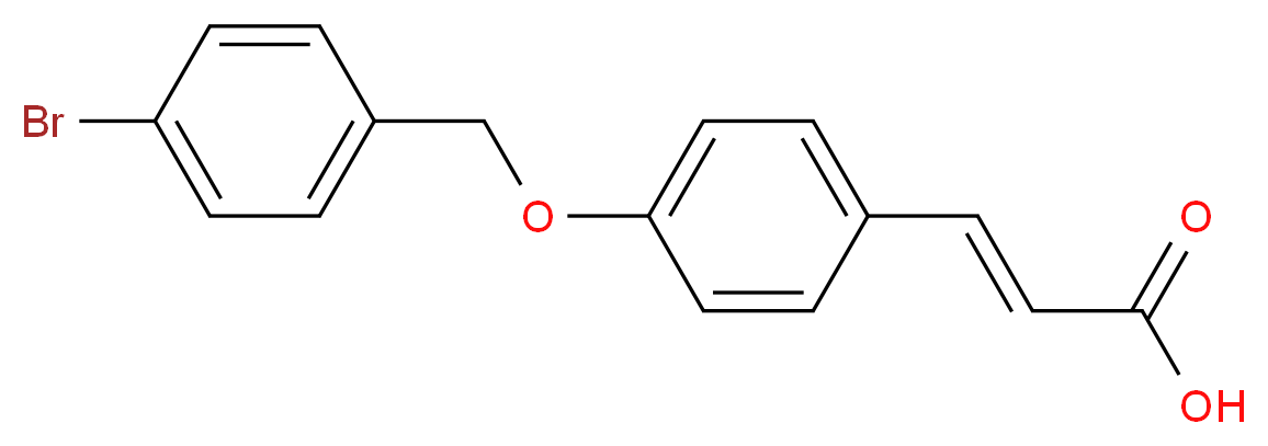 3-{4-[(4-Bromobenzyl)oxy]phenyl}acrylic acid_Molecular_structure_CAS_385383-36-8)