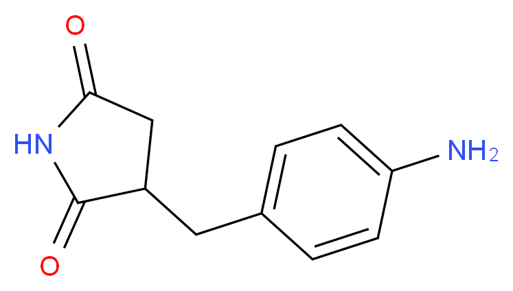 3-[(4-aminophenyl)methyl]pyrrolidine-2,5-dione_Molecular_structure_CAS_)