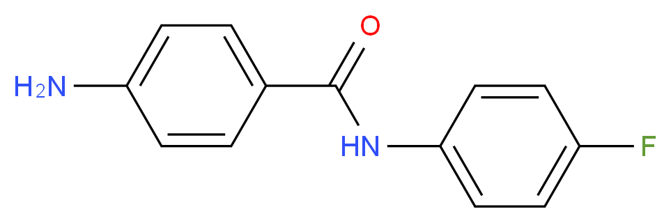 4-Amino-N-(4-fluorophenyl)benzamide_Molecular_structure_CAS_)