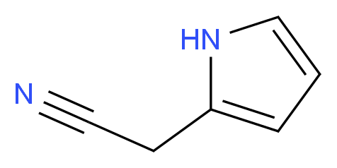 2-(1H-pyrrol-2-yl)acetonitrile_Molecular_structure_CAS_)