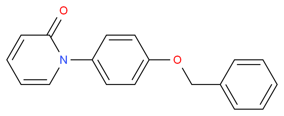 1-(4-Benzyloxyphenyl)pyridin-2(1H)-one_Molecular_structure_CAS_1076199-03-5)