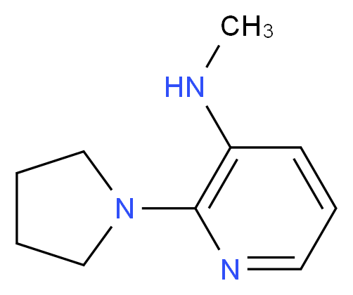N-methyl-2-(pyrrolidin-1-yl)pyridin-3-amine_Molecular_structure_CAS_)