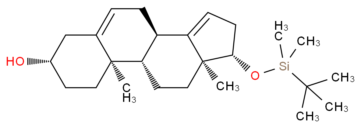 17-O-tert-Butyldimethylsilyl 5,14-Androstadiene-3β,17β-diol_Molecular_structure_CAS_61252-32-2)