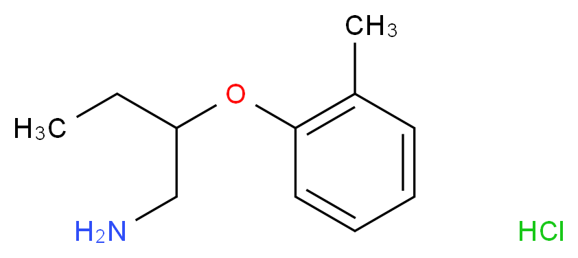 1-[(1-aminobutan-2-yl)oxy]-2-methylbenzene hydrochloride_Molecular_structure_CAS_)