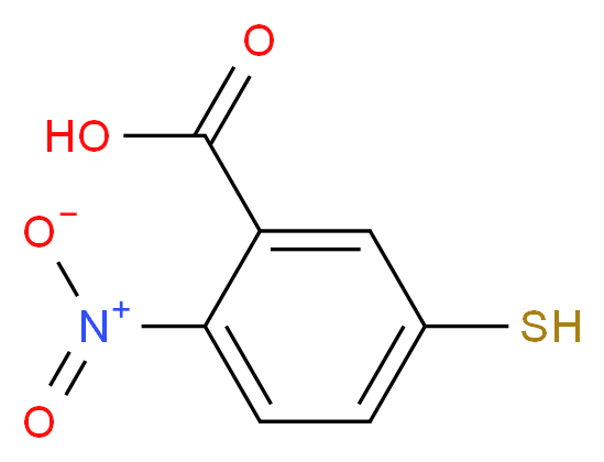 5-Mercapto-2-Nitro-Benzoic Acid_Molecular_structure_CAS_15139-21-6)