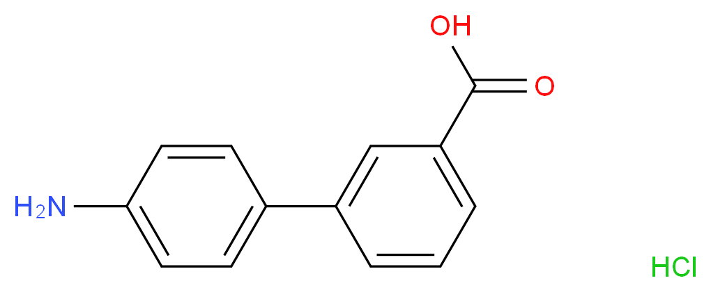 4'-Amino-[1,1'-biphenyl]-3-carboxylic acid hydrochloride_Molecular_structure_CAS_)