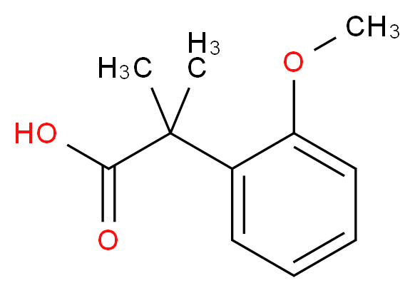 2-(2-Methoxyphenyl)-2-methylpropanoic acid_Molecular_structure_CAS_)