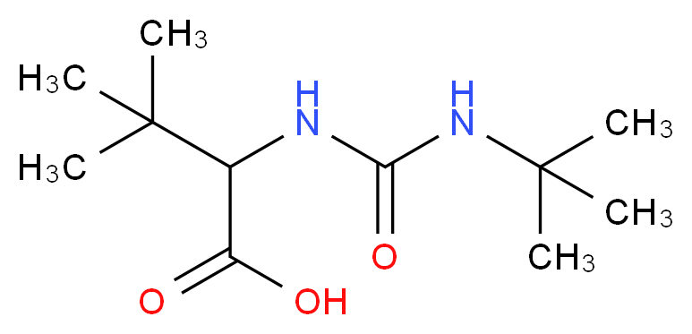 N-[(tert-butylamino)carbonyl]-3-methylvaline_Molecular_structure_CAS_)