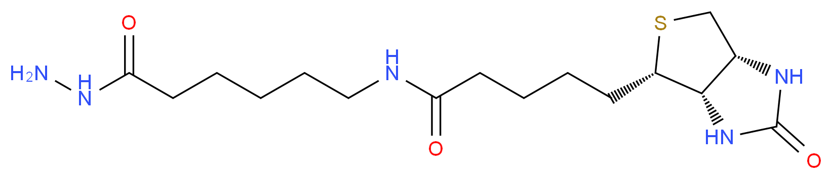 (+)-Biotinamidohexanoic acid hydrazide_Molecular_structure_CAS_109276-34-8)