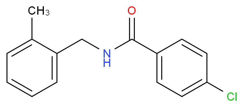 4-Chloro-N-(2-methylbenzyl)benzamide_Molecular_structure_CAS_125552-99-0)