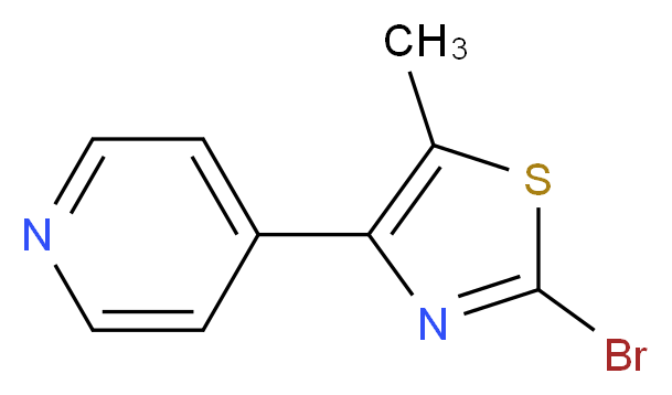 4-(2-BROMO-5-METHYL-THIAZOL-4-YL)-PYRIDINE_Molecular_structure_CAS_886371-04-6)