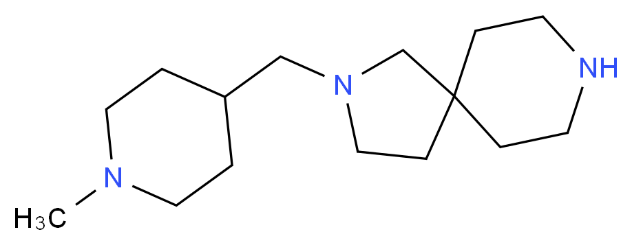 2-[(1-methylpiperidin-4-yl)methyl]-2,8-diazaspiro[4.5]decane_Molecular_structure_CAS_)