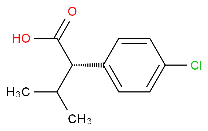 (S)-2-(4-Chloro-phenyl)-3-methyl-butyric acid_Molecular_structure_CAS_55332-38-2)