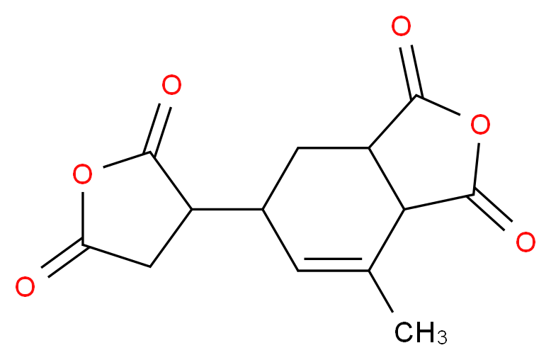 6-(2,5-Dioxotetrahydrofuran-3-yl)-4-methyl-7,7a-dihydroisobenzofuran-1,3(3aH,6H)-dione_Molecular_structure_CAS_73003-90-4)