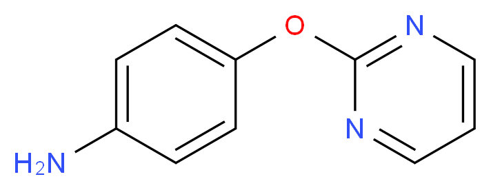 4-(2-Pyrimidinyloxy)aniline_Molecular_structure_CAS_)