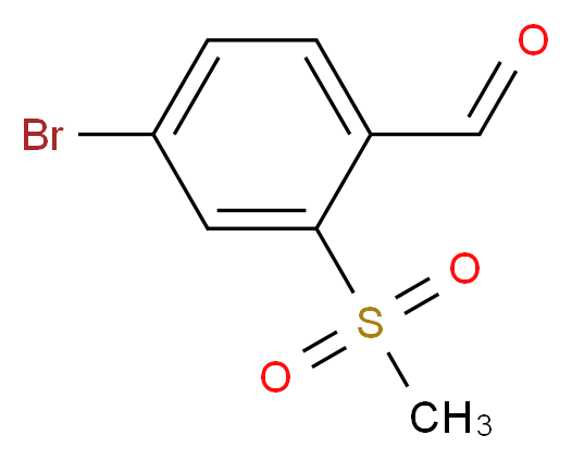 4-Bromo-2-(methylsulfonyl)benzaldehyde_Molecular_structure_CAS_849035-77-4)
